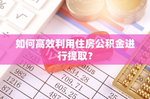 津市如何高效利用住房公积金进行提取？
